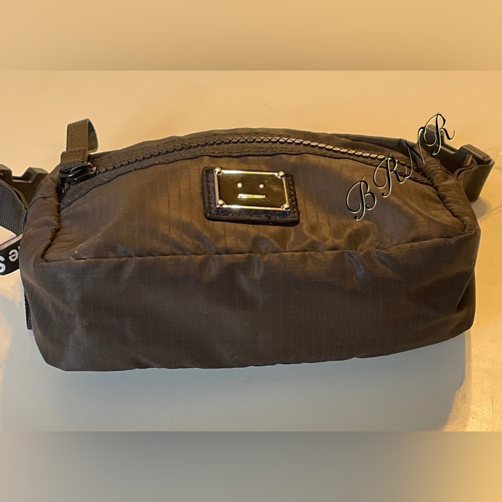 ACNE STUDIO Akila Face Plaque Ripstop Crossbody Bag NWOT - Picture 11 of 16